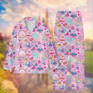 Piglet Pajamas Set, Winnie The Pooh Pajamas, Disney Cartoon Holiday Pajamas, Piglet Sleepwear, Set Of Pajamas, Pjs For Women And Kids