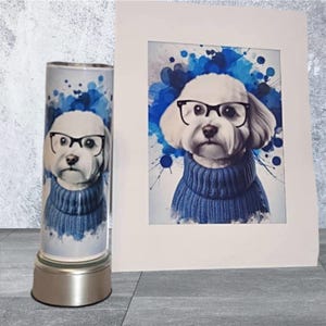 Maltipoo Tumbler | Maltipoo Art | Maltipoo Mom Gift | Maltese Lover | Dog Tumbler | Dog Mom Gift | Dog Lover | Gift for Her | Maltipoo Mom |