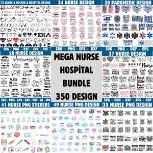 Hundreds of colorful and beautiful stickers for nurses doctors and hospital design enthusiasts digital designs that canbe printed on objects