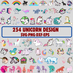 Paquete de unicornio SVG, Paquete de unicornio PNG, Clipart de unicornio, Silueta de unicornio, Unicornio SVG, Corazón de San Valentín SVG, Corazones de amor SVG, Corazones rosados