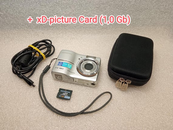 OLYMPUS FE-180 + 1gb Xd-picture Card / Vintage Olympus Digital