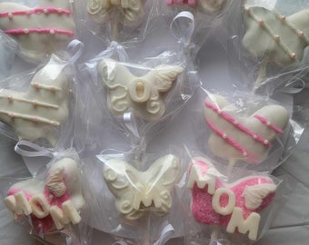 Butterfly Mothers Day Cake Pops Half Dozen