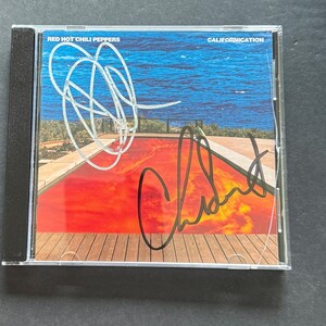 Red Hot Chili Peppers – CALIFORNICATION Signed By: John Frusciante and Chad Smith with CoA - Free Protective Case - Free Shipping
