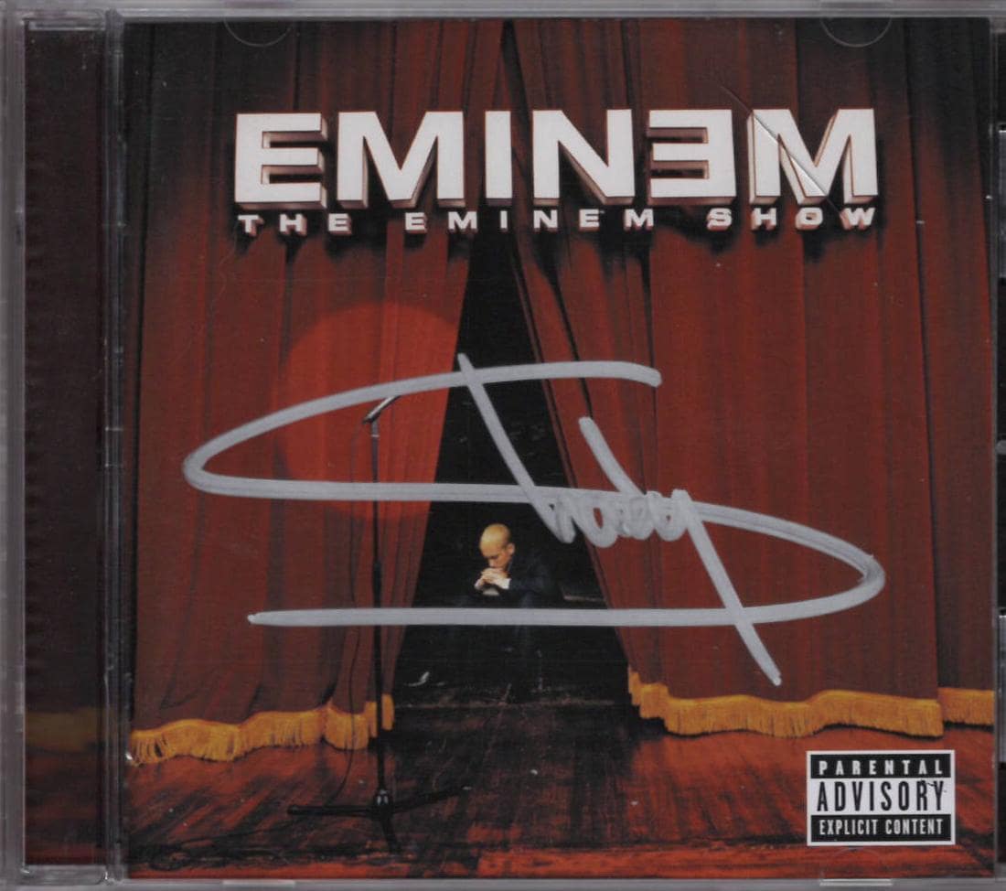 【 SALE】エミネム　直筆サインPhoto EMINEM RAP SIGNED PHOTO AUTOGRAPH ORIGINAL SIGNATURE SLIM SHADY
