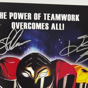 Signed Power Rangers Movie Poster: Autographed by Cast (11x17) W/ COA ...
