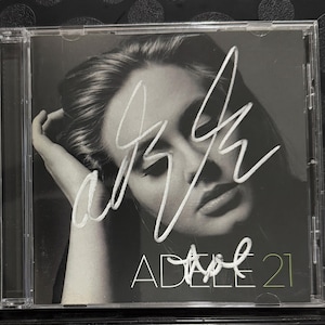 Signed Adele - 21 CD with COA - AuthentigraphCOA