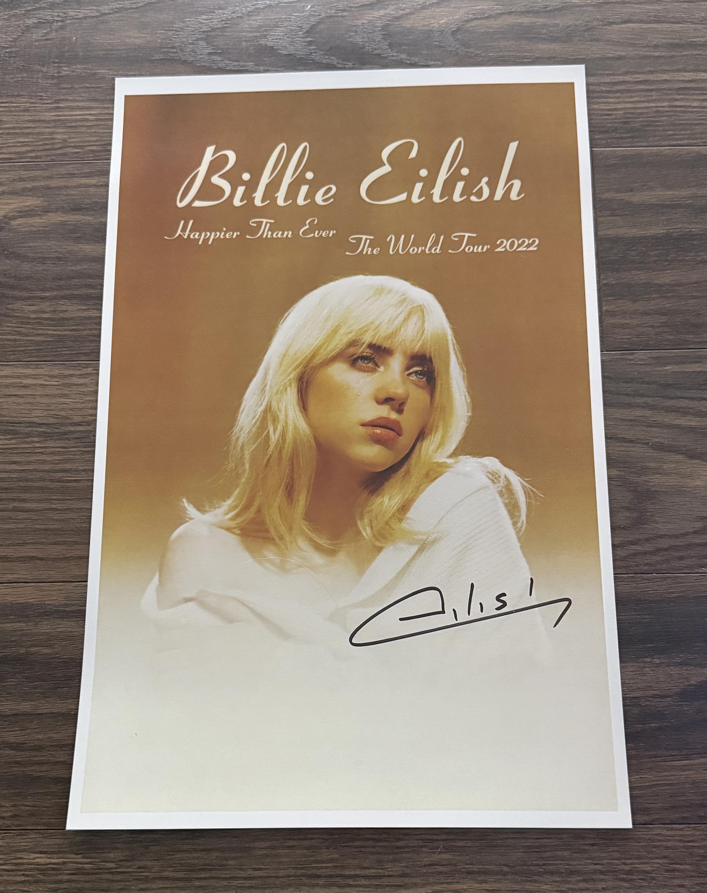 Billie Eilish Limited Edition Artist Signed “Pop Icon