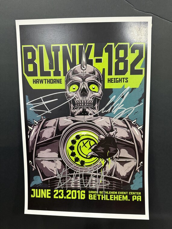 Blink 182 Band Poster