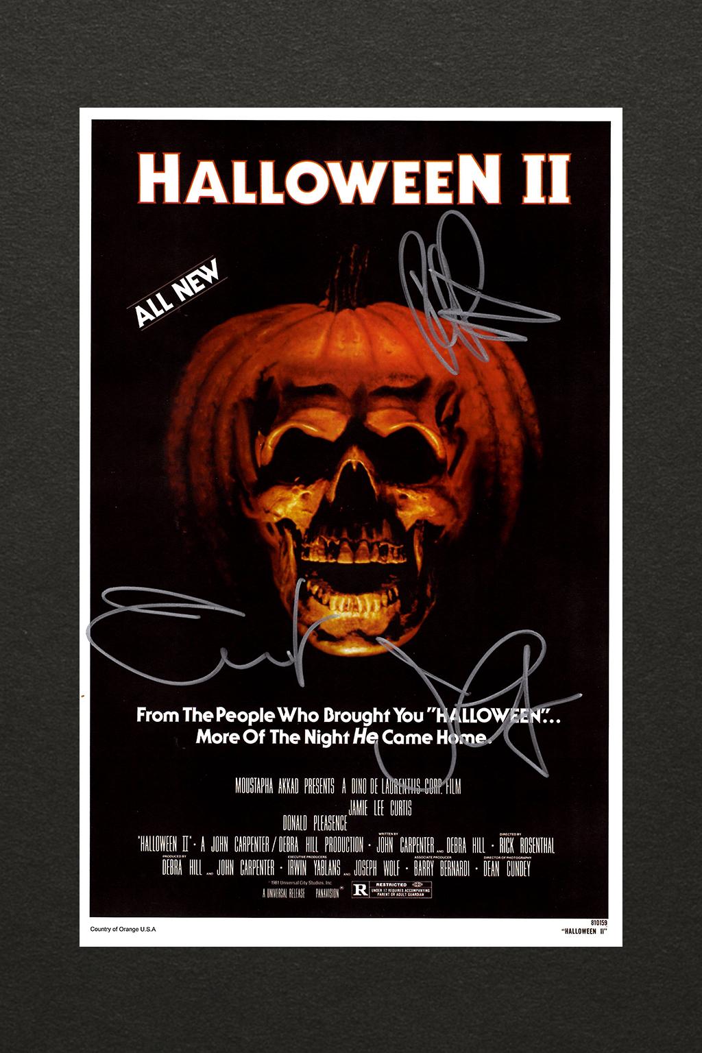 ハロウィン ジョン・カーペンター サイン入り ポスターとレコード