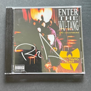 Wu Tang Clan – ENTER The 36 CHAMBERS CD Signed with CoA - Free Protective Case - Free Shipping
