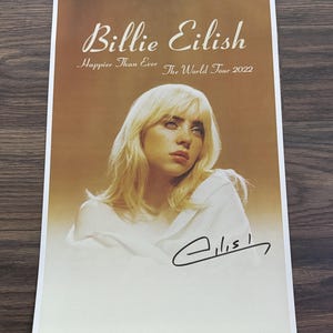 Billie Eilish　直筆サイン入りレコード Billie Eilish 【直筆サイン入りアートカード付】カラーレコード