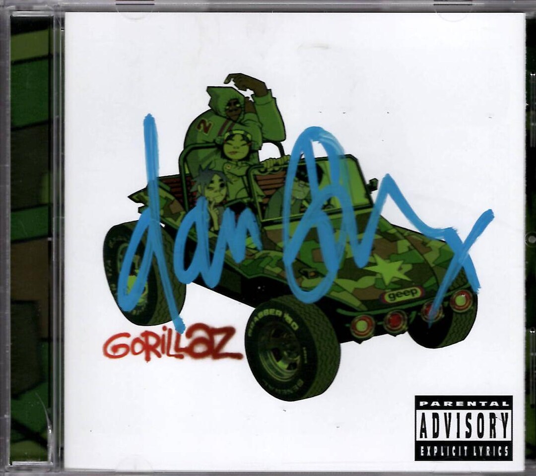 Gorillaz – GORILLAZ CD Signed By: Damon Albarn Coa - Free