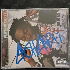 Signed Playboi Carti CD with CoA - Rare Music Collectible