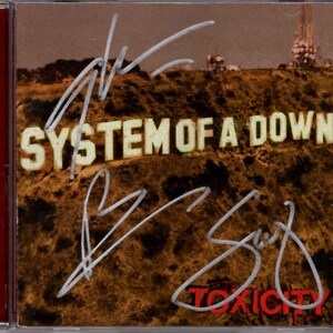 Soad Serj Tankian Discography System Of A Down Toxicity CD Signed