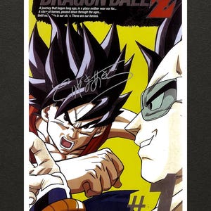 DRAGON BALL Z, Signed Poster, Autographed by Akira Toriyama Poster with COA