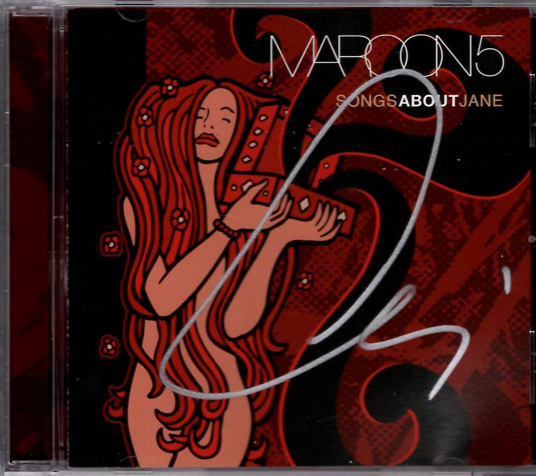 Maroon 5 直筆サイン入りCD Adam Levine Signed V CD Album Cover Maroon 5 – More Than Sports