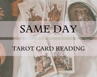 SAME DAY Tarot Psychic Reading | 3 Cards • General Guidance Ritual • Psychic Predictions and Advice • Reading Within 24 Hours • Personalized