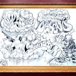 ANGRY @ HAPPY STUDY (Unframed)