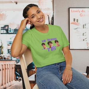 Kim Taehyung V BTS Unisex Softstyle T-Shirt, K-Pop Fan Apparel, Graphic Tee, Music Lover Gift, BTS Merchandise, Concert Wear