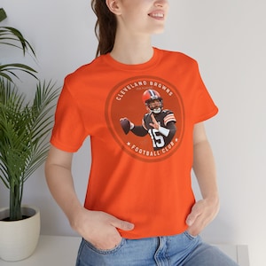 Cleveland Browns Fan Unisex Jersey Short Sleeve Tee - Comfortable & Stylish Game Day Shirt - Perfect Gift for Fans