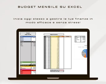 Budget mensile semplice da usare, Template di excel , Budget personale, Gestire le proprie spese, Ripagare i debiti, Risparmiare