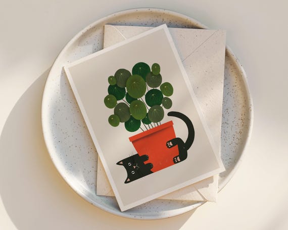 "Plants are Friends" - Greeting Cards with Envelopes