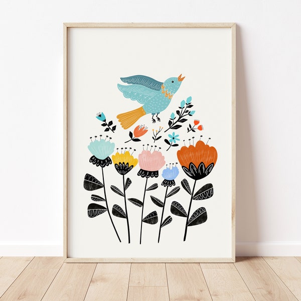 Folk Art Wall Decor Etsy