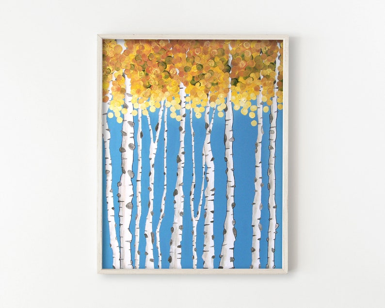 Quaking Aspens Wall Art Etsy