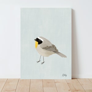Scandinavian Bird Illustration Wall Art - Folk Art - Scandinavian Artwork - Scandinavian Prints - Nature Prints - Large wall art - cute bird