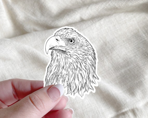 American Eagle Sticker | Vinyl Sticker | 3x3 sticker | Scrapbooking | Journaling | Water bottle | bird sticker | Eagle sticker