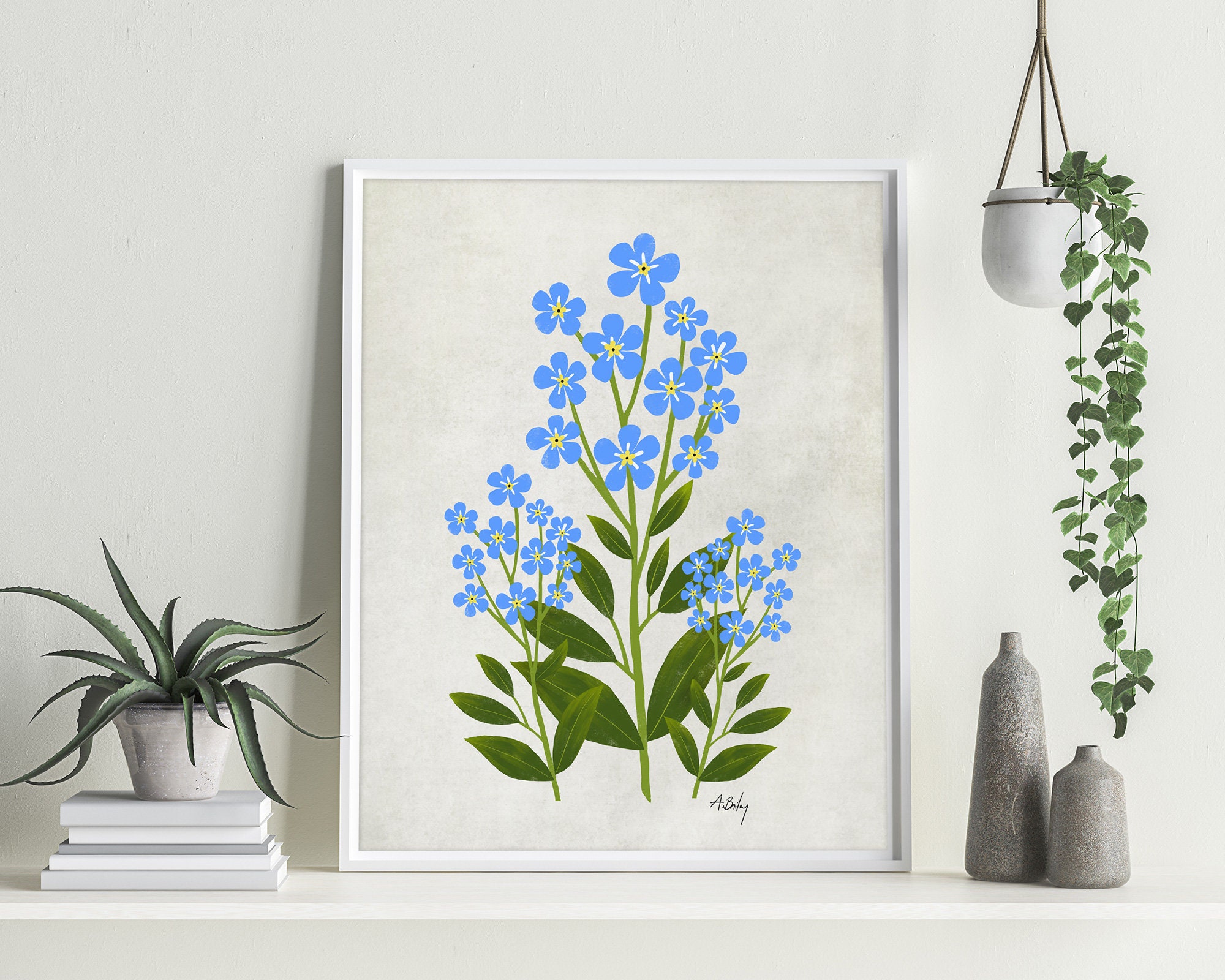 Forget-Me-Not 5x7 Canvas