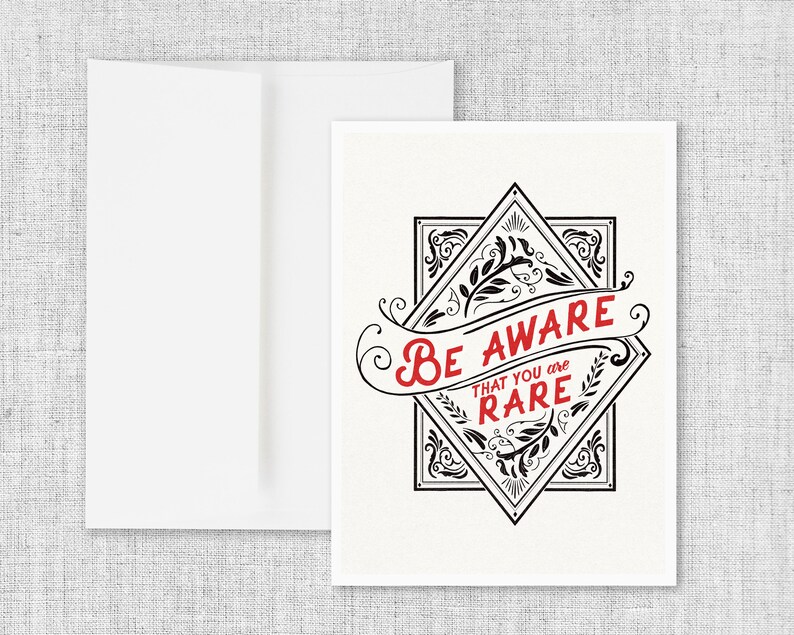 Be Aware Greeting Card image 1