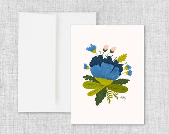 Royal Blue - Greeting Card