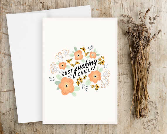 Funny Quote Everyday Floral Notecard Set | Illustrated Abstract Botanical Cards | Inspirational Quote | Stationery Notecards set | Flowers