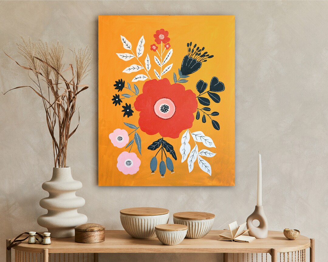 Original Floral Oil Painting Still Life Painting Floral Painting