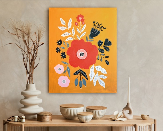 Original Floral Oil Painting | Still Life Painting | Floral Painting | Flowers | Abstract floral Painting | original art | botanical art