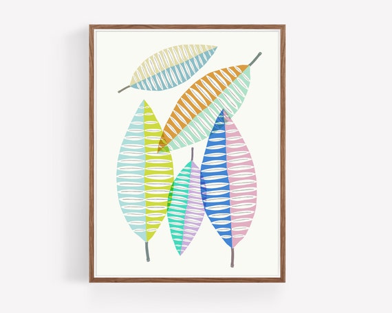 "Mid Century Leaves"