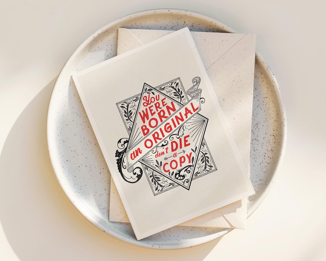 Inspirational Quote Card: 
