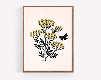 Modern Floral Art Print