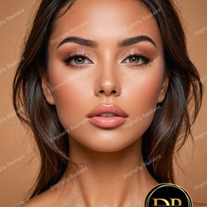 Brunette Latina Model Hispanic Woman Headshot Female Cover Model Woman
