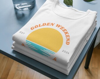 Golden Weekend Beach Shirt, Doctor Shirt, Cool Tee, Gift for Doctor, Medical Student, Med Student, Cool shirt, Weekend Fun Shirt, Novelty