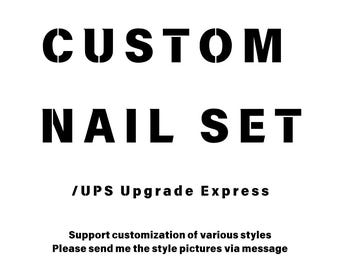 Personaliseer nagels, druk op nagels, kies je ontwerpnagels - stuur ons je foto's (UPS UpgradeExpress)
