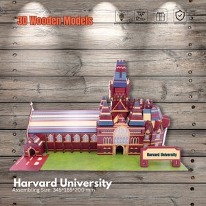 Harvard University Model, Stanford College Puzzle, Graduation Gift 2025, College Grad Gift 2025, Academic Freedom Decor, Grad Party Idea