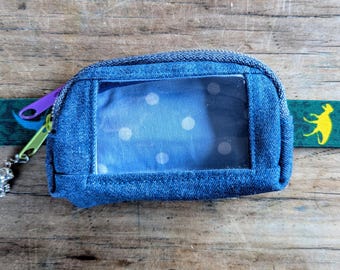 Insulin Pump Pouch "denim" with window