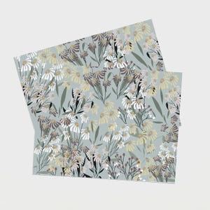 Floral Meadows persoonlijk briefpapier in doos, schrijfkaarten voor kantoor, blanco kaarten, briefpapier