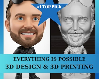Custom 3D Models Design Service STL Files 3D Printing CAD Modeling Personalized Figurines Digital Files OBJ 3MF Ready