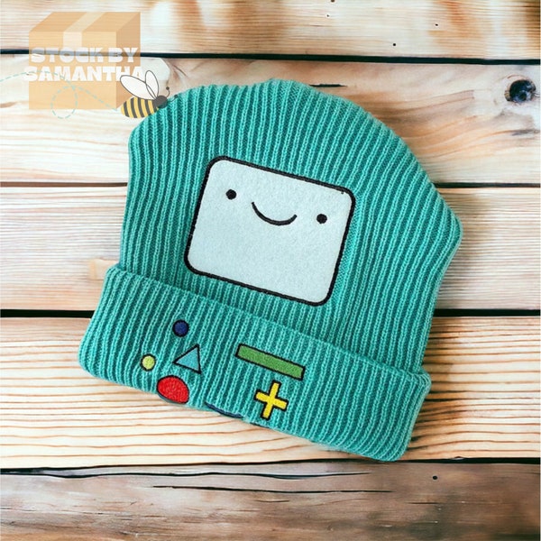 Embroidered BMO Beanie Hat Adventure Time Themed Beanie New Style Winter Hat
