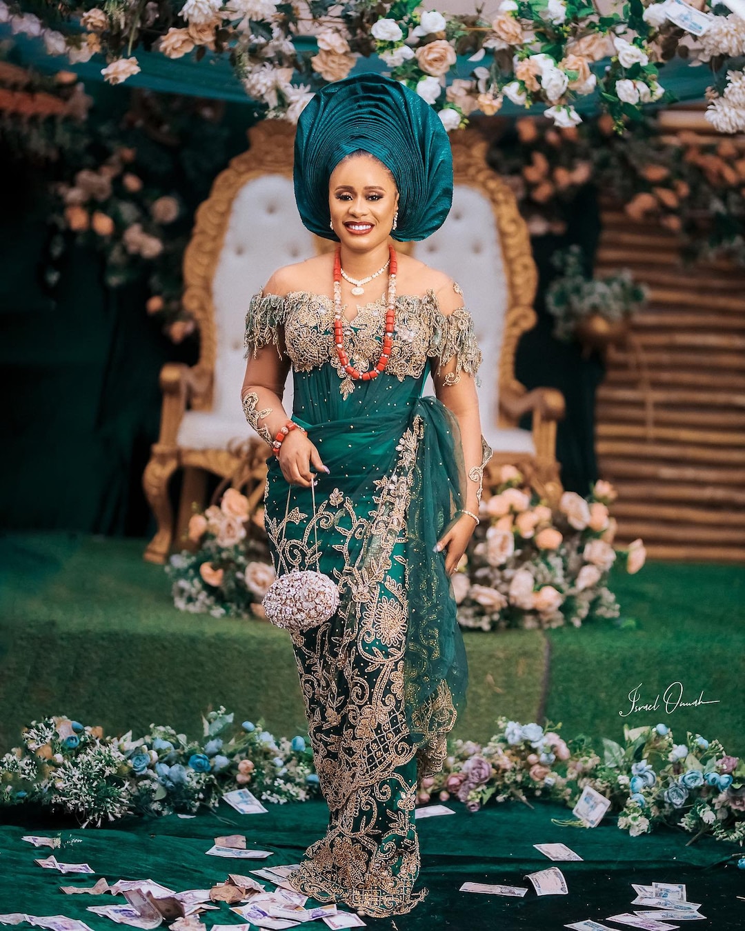 Wedding Guest Khmer Traditional Wedding Dress Luxury Brocade Dress