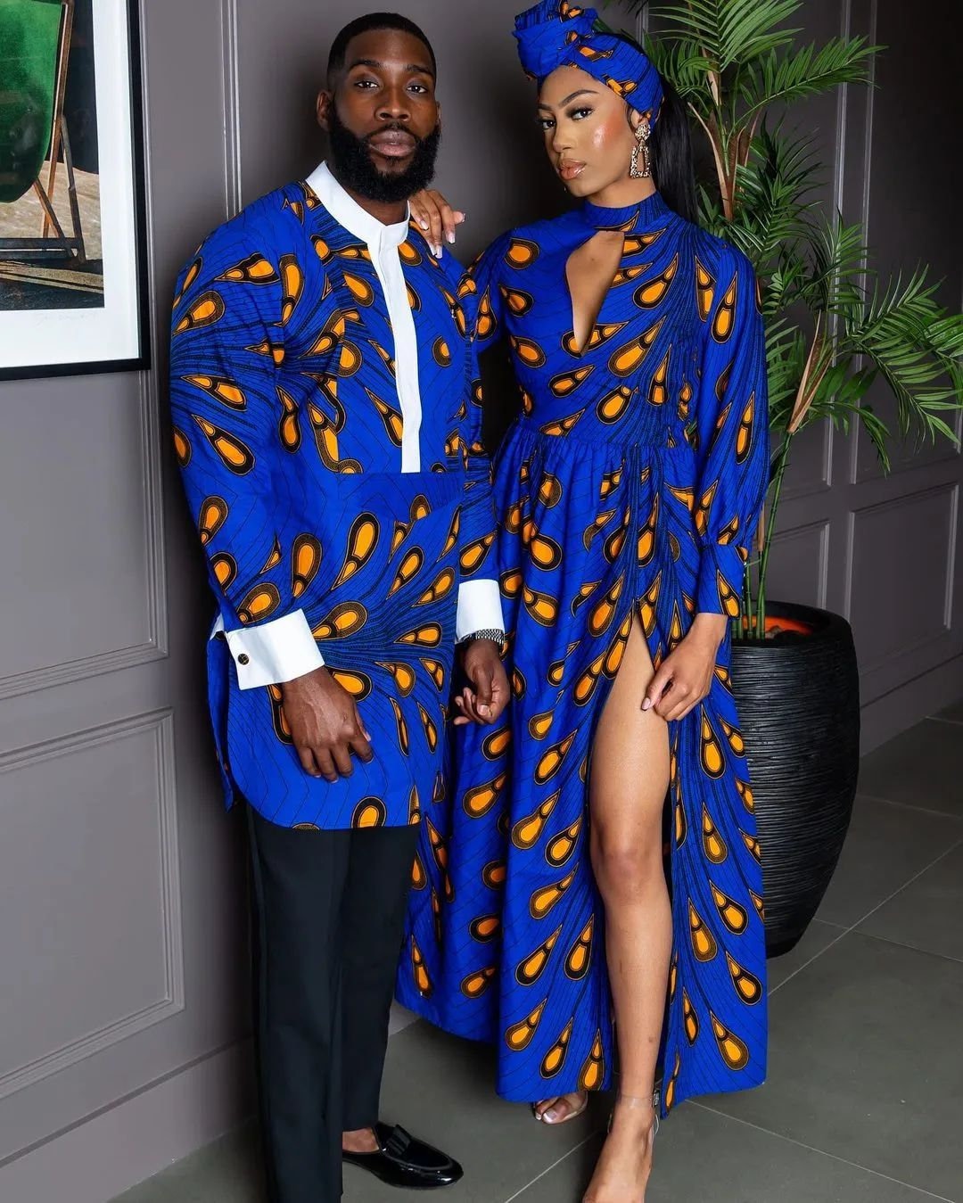 Ensemble Pagne Tenue Mariage Civil Africain Modèle De Tenue De