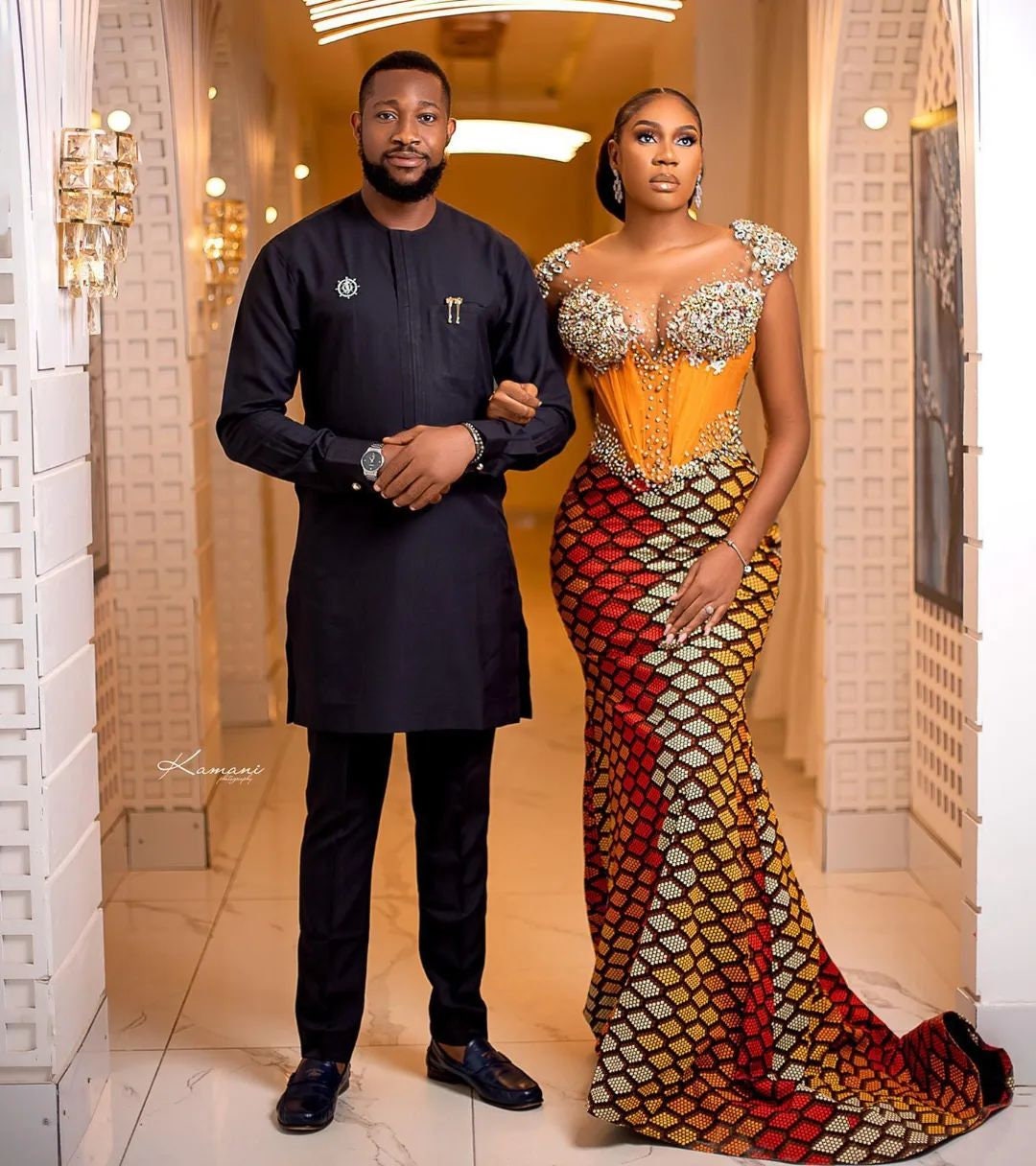 Ankara African Couple Outfit: Traditional Wedding Dress, Engagement Photoshoot - Etsy Ankara African Couple Outfit: Traditional Wedding Dress, Engagement Photoshoot - Etsy